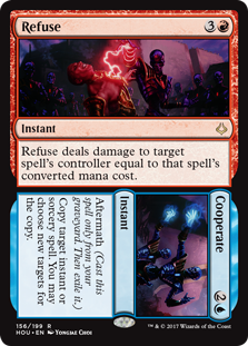 Refuse to Copperate (Hour of Devastation) Light Play Foil