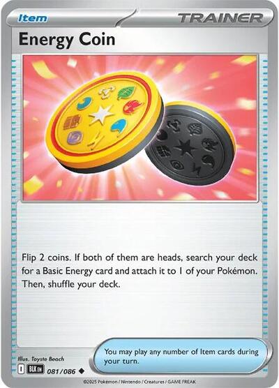 Energy Coin (SV: Black Bolt) Near Mint