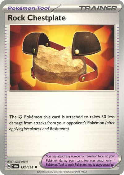 Rock Chestplate (Scarlet and Violet: Base Set) Near Mint Reverse Holofoil