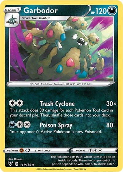 Garbodor (SWSH04: Vivid Voltage) Near Mint Reverse Holofoil