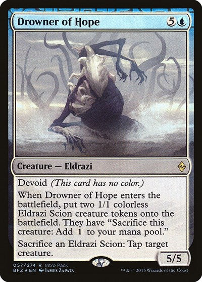 Drowner of Hope (Promos: Unique and Miscellaneous) Near Mint Foil