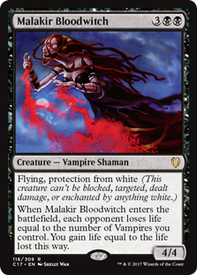 Malakir Bloodwitch (Commander 2017) Light Play