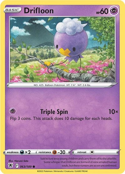 Drifloon (SWSH10: Astral Radiance) Near Mint