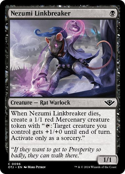 Nezumi Linkbreaker (Outlaws of Thunder Junction) Light Play Foil