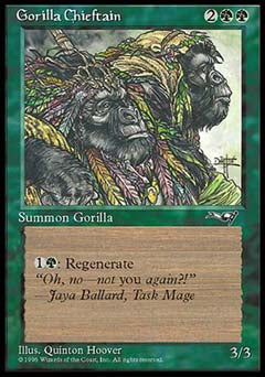Gorilla Chieftain (2 Gorillas) (Alliances) Light Play