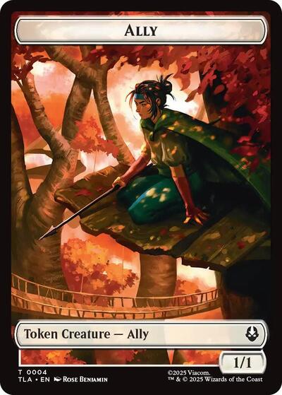 Ally (0004) / Clue (0015) Double-Sided Token (Avatar: The Last Airbender) Near Mint