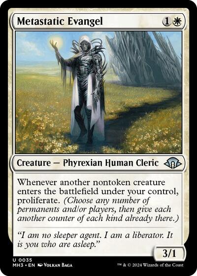 Metastatic Evangel (Modern Horizons 3) Light Play Foil