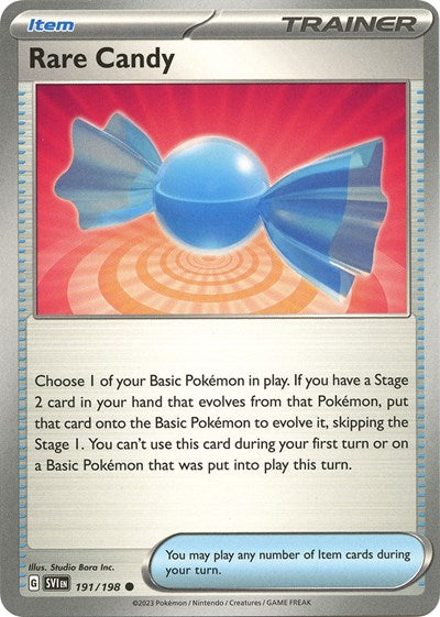 Rare Candy - 191 (Scarlet and Violet: Base Set) Near Mint Reverse Holofoil