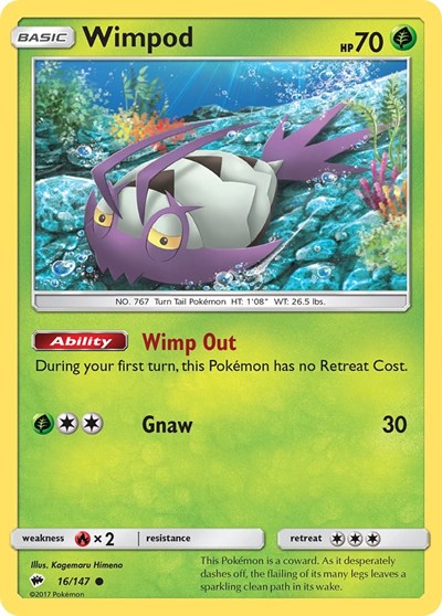 Wimpod (SM - Burning Shadows) Near Mint