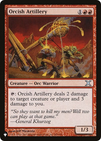 Orcish Artillery (The List) Light Play