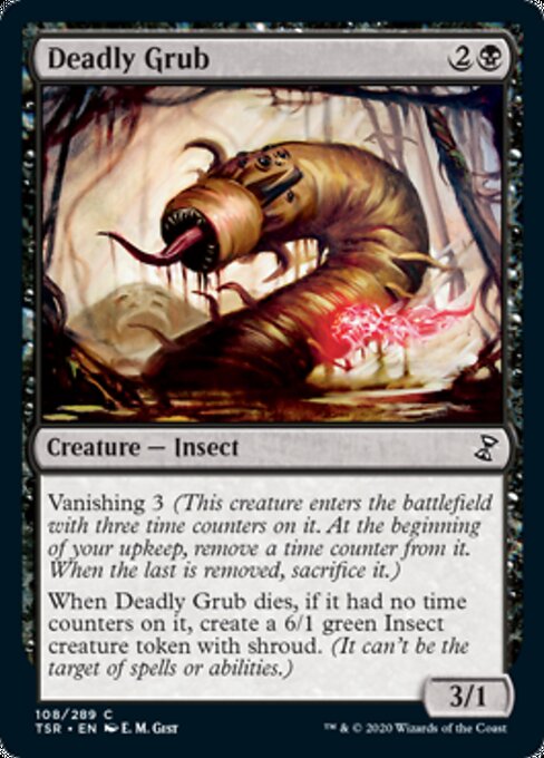 Deadly Grub (Time Spiral Remastered) Light Play Foil