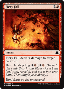Fiery Fall (Modern Masters 2015) Light Play Foil