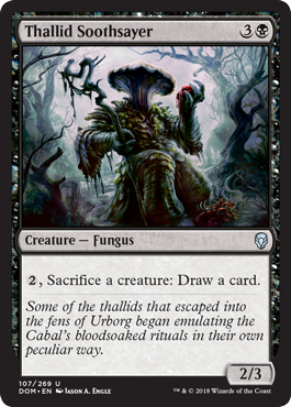 Thallid Soothsayer (Dominaria) Light Play