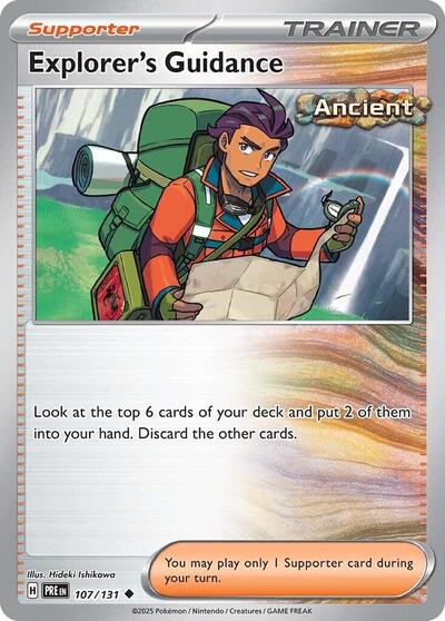 Explorer's Guidance (SV: Prismatic Evolutions) Near Mint Reverse Holofoil