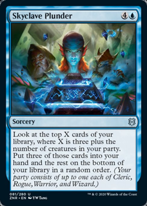 Skyclave Plunder (Zendikar Rising) Light Play Foil