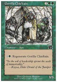 Gorilla Chieftain (Classic 6th Edition) Light Play