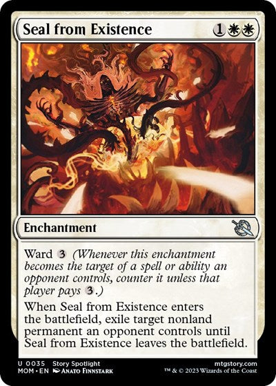 Seal from Existence (March of the Machine) Near Mint Foil