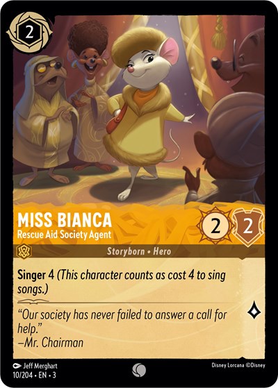 Miss Bianca - Rescue Aid Society Agent (Into the Inklands) Near Mint