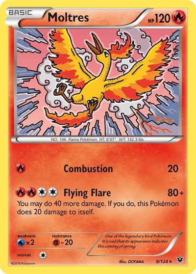 Moltres (XY - Fates Collide) Near Mint