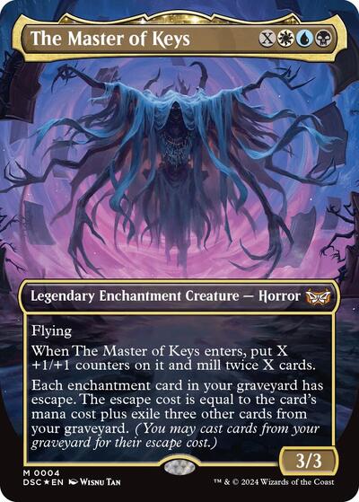 The Master of Keys (Borderless) (Commander: Duskmourn: House of Horror) Near Mint