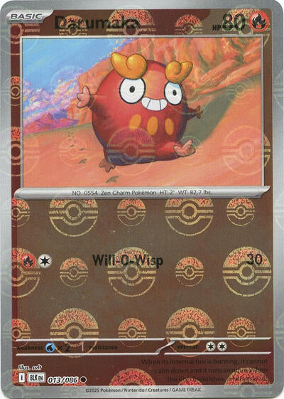 Darumaka (Poke Ball Pattern) (SV: Black Bolt) Near Mint Holofoil