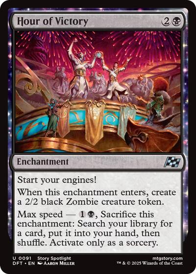 Hour of Victory (Aetherdrift) Light Play Foil