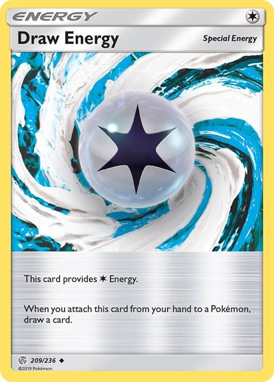 Draw Energy (SM - Cosmic Eclipse) Near Mint Reverse Holofoil