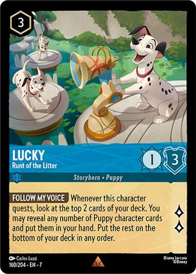 Lucky - Runt of the Litter (Archazia's Island) Near Mint