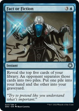 Fact or Fiction (Magic Game Night: Free-For-All) Light Play