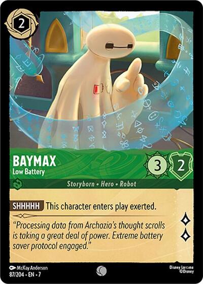 Baymax - Low Battery (Archazia's Island) Near Mint