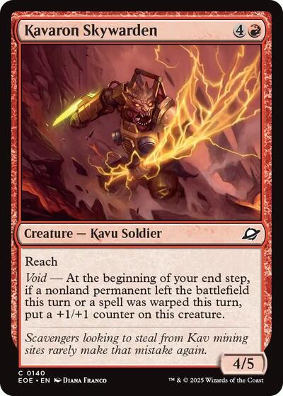 Kavaron Skywarden (Edge of Eternities) Near Mint Foil
