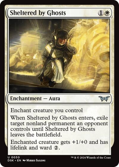 Sheltered by Ghosts (Duskmourn: House of Horror) Near Mint Foil