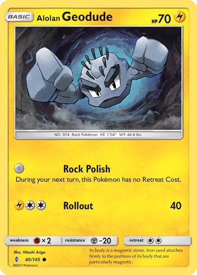Alolan Geodude (SM - Guardians Rising) Near Mint