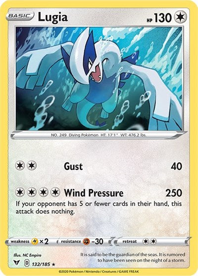 Lugia (SWSH04: Vivid Voltage) Near Mint Reverse Holofoil