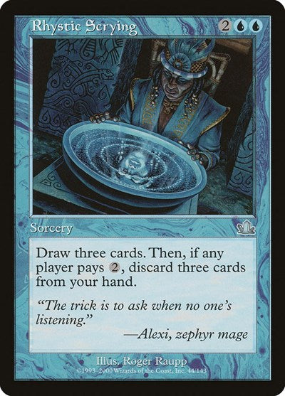 Rhystic Scrying (Prophecy) Light Play