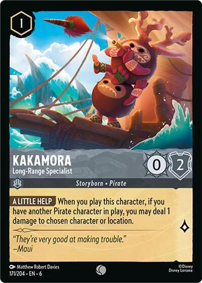Kakamora - Long-Range Specialist (Azurite Sea) Near Mint Cold Foil