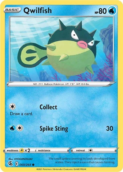 Qwilfish (SWSH08: Fusion Strike) Near Mint