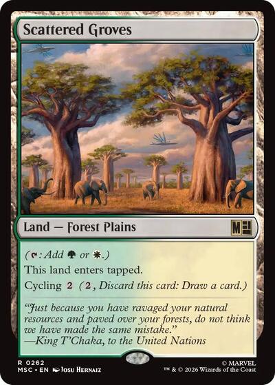 Scattered Groves (Commander: Marvel Super Heroes) Near Mint
