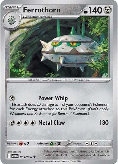 Ferrothorn (SV: White Flare) Near Mint