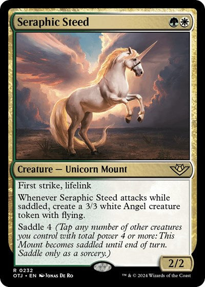 Seraphic Steed (Outlaws of Thunder Junction) Light Play Foil
