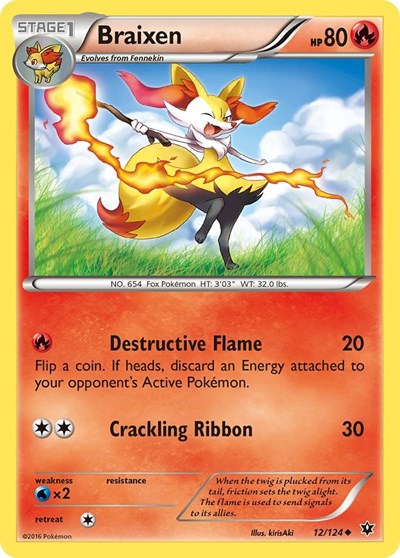 Braixen (XY - Fates Collide) Near Mint