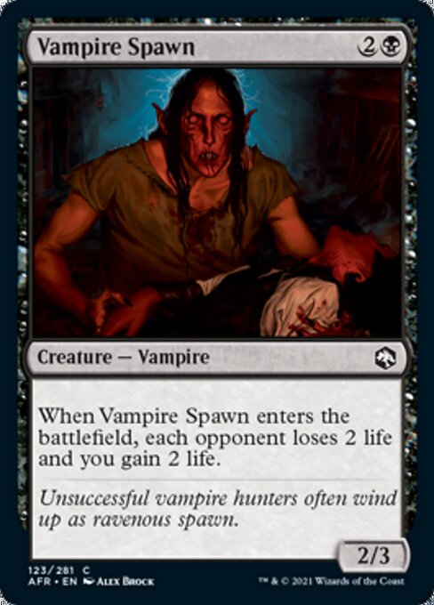 Vampire Spawn (Adventures in the Forgotten Realms) Light Play Foil