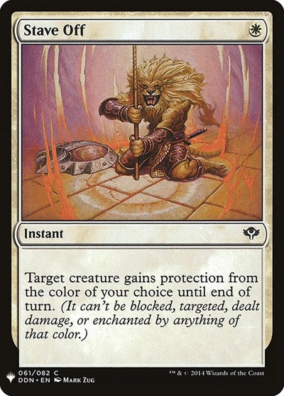 Stave Off (Mystery Booster) Light Play