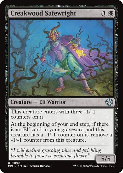 Creakwood Safewright (Lorwyn Eclipsed) Near Mint Foil