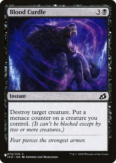 Blood Curdle (The List) Near Mint