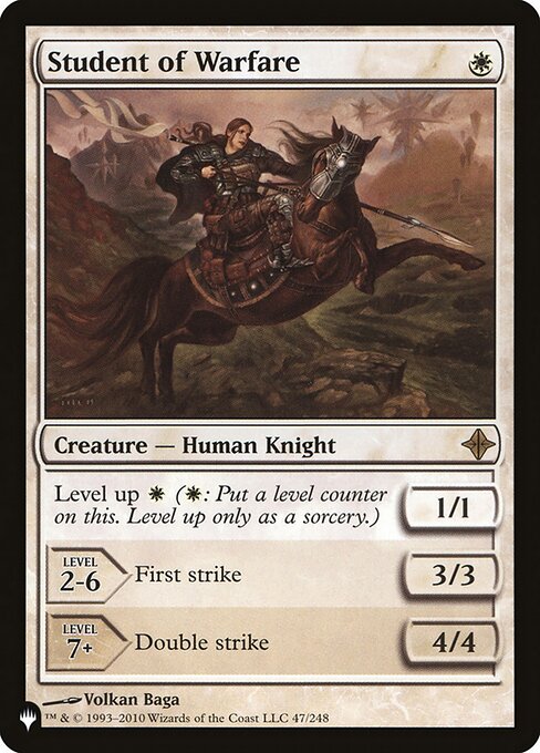 Student of Warfare (The List) Light Play