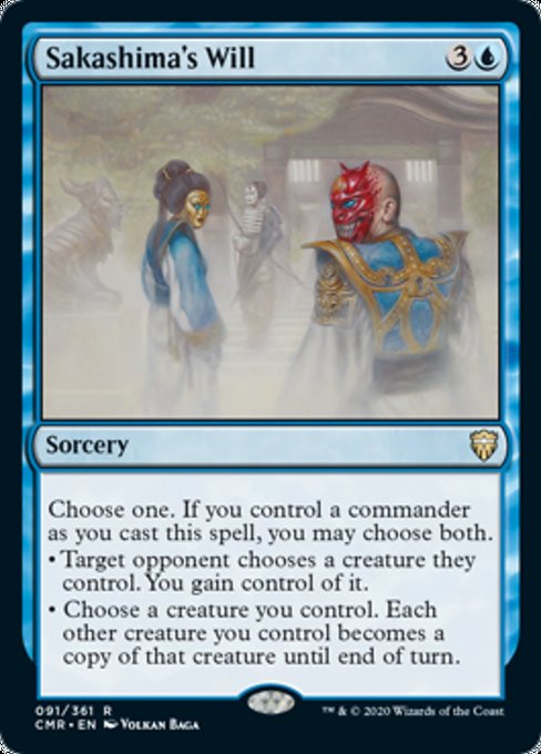 Sakashima's Will (Commander Legends) Light Play
