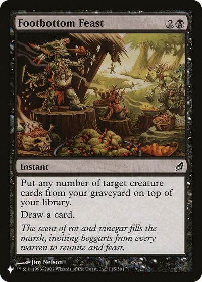 Footbottom Feast (The List) Near Mint