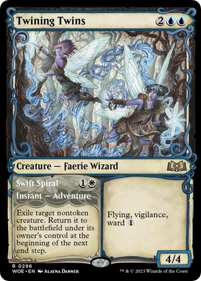 Twining Twins (Showcase) (Wilds of Eldraine) Near Mint Foil