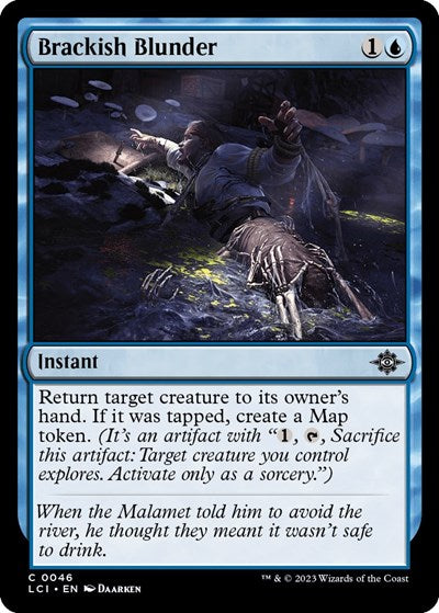 Brackish Blunder (The Lost Caverns of Ixalan) Light Play Foil